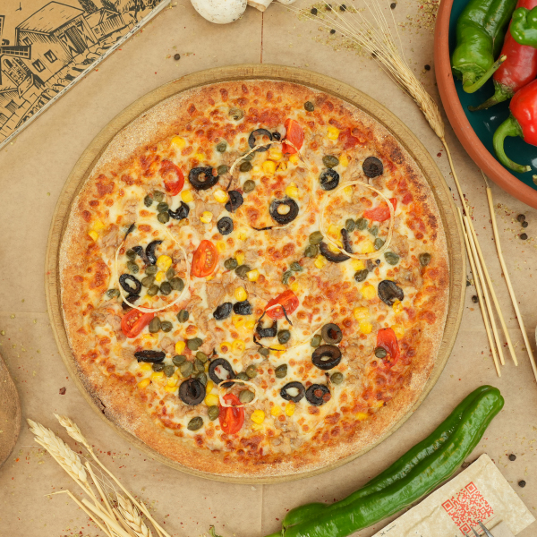 Ton Balıklı Pizza (Büyük)