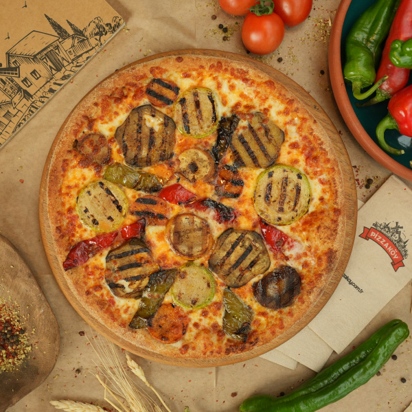 Bahçe Sebzeli Pizza (Küçük)